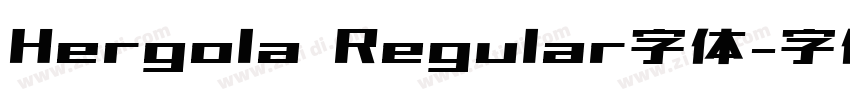 Hergola Regular字体字体转换